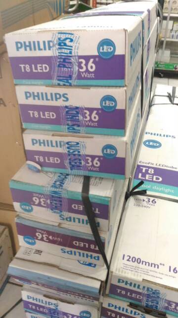 PHILIPS TL T8 LED ECOFIT 16 Watt Putih 6500K 1200mm