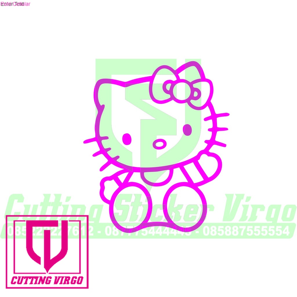 

Cutting stiker Hello kitty
