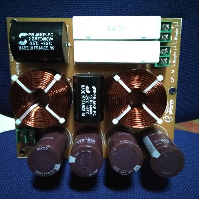 Crossover Pasif Subwoofer Double CF Pro 18