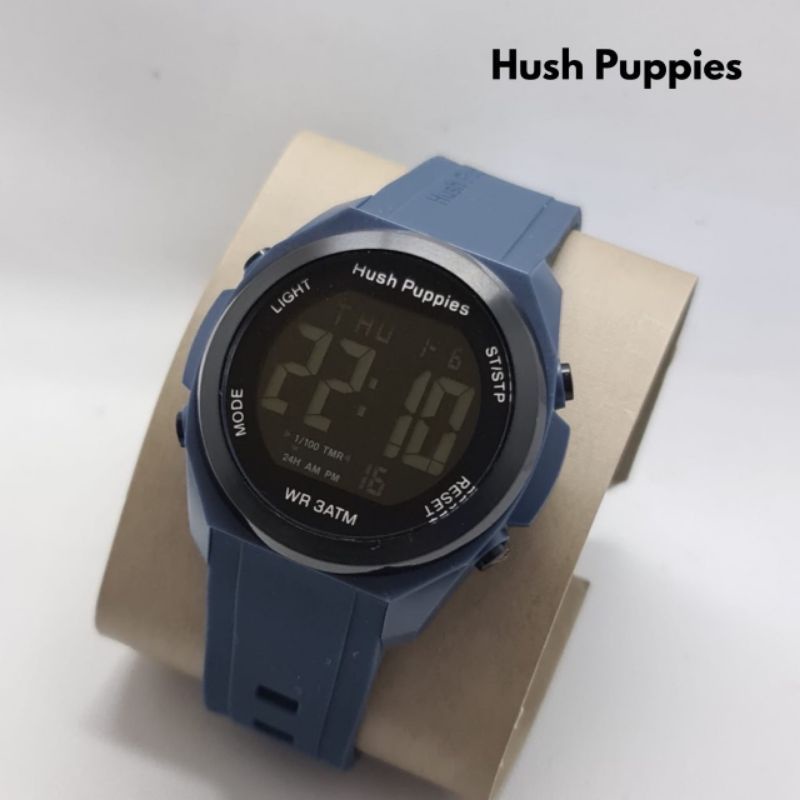 HUSH PUPPIES HP8571 | JAM TANGAN PRIA WANITA HUSH PUPPIES DIGITAL RUBBER STRAP