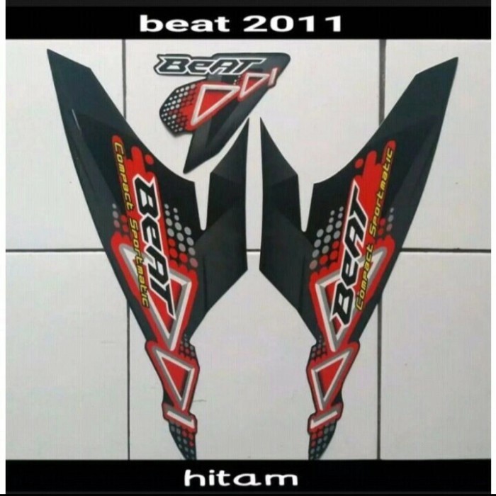 STRIPING HONDA BEAT KARBU HITAM