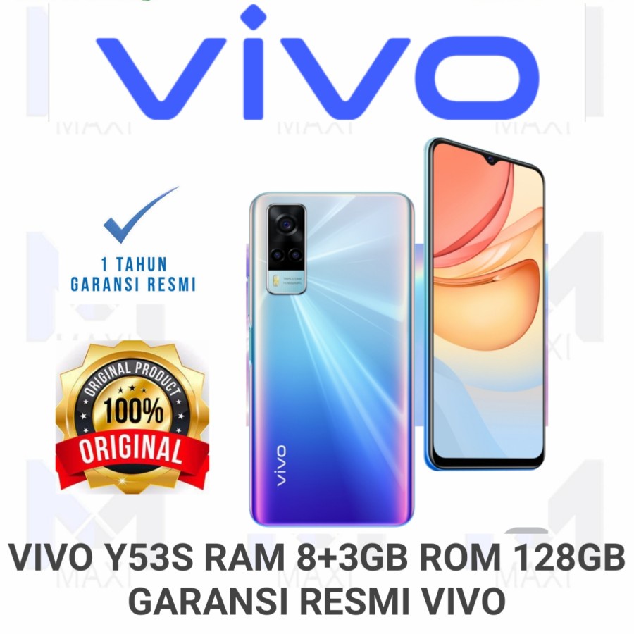 Vivo Y53S 8/128 Ram 8GB Internal 128GB Garansi Resmi