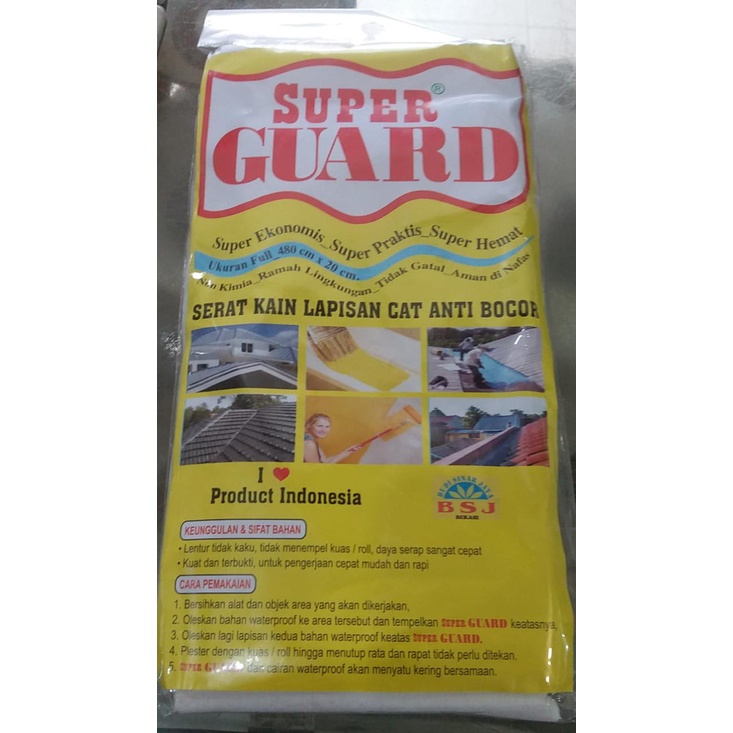 serat fiber super guard kasa lapisan anti bocor / serat tisue / tisu