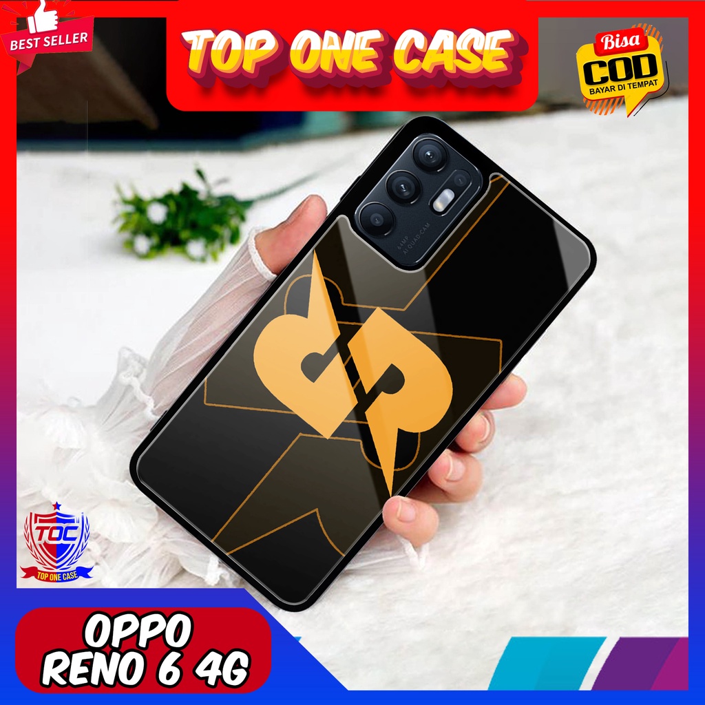 Case OPPO RENO 6 4G - Casing OPPO RENO 6 4G Terbaru Top One Case [ MOTIF RRQ ] Casing Hp OPPO RENO 6