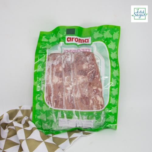 

AROMA Smoked Beef Brisket 250 gram (Beef Bacon)