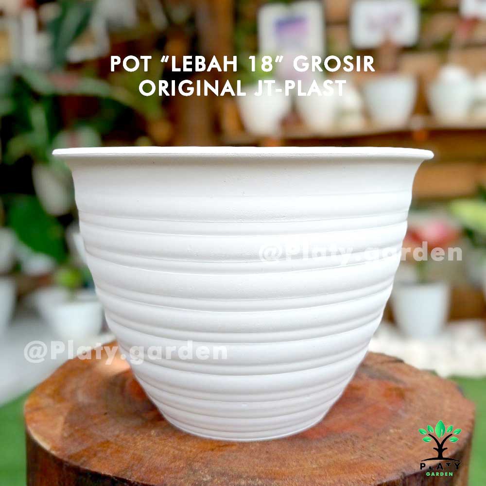 Pot Tawon Lebah 18 cm Pendek | Tanaman Hias Bunga | Model Tawon | Merk Lebah Berkualitas