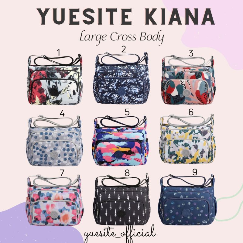 Tas selempang wanita yuesite kiana original crossbody
