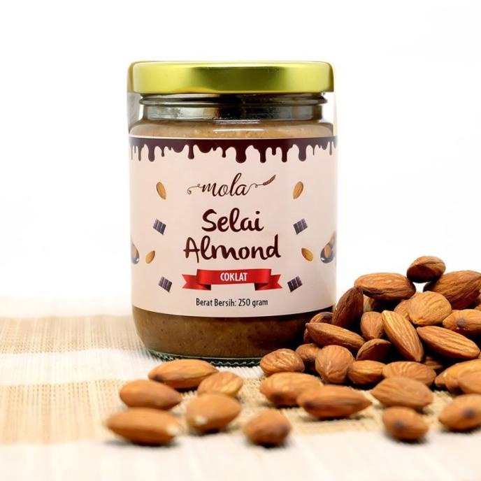 

(BISA COD) Mola Almond Butter / Selai Almond 100% Natural PROMO Kode 1201