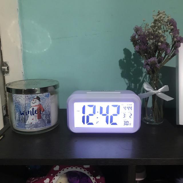 Jam Meja Digital,pengukur Suhu,alarn
