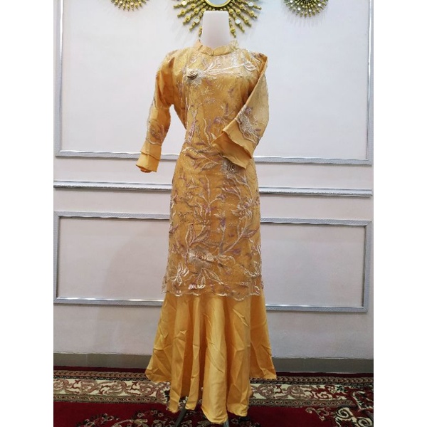 DRESS DUYUNG GAMIS PESTA BRUKAT VELVET