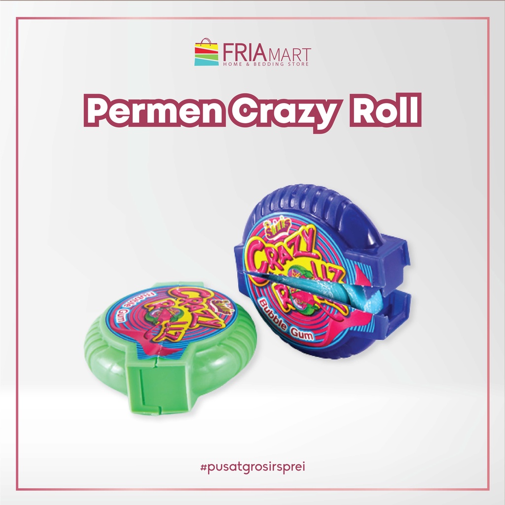 

FRIAmart - Permen Crazy Roll Bubble Gum