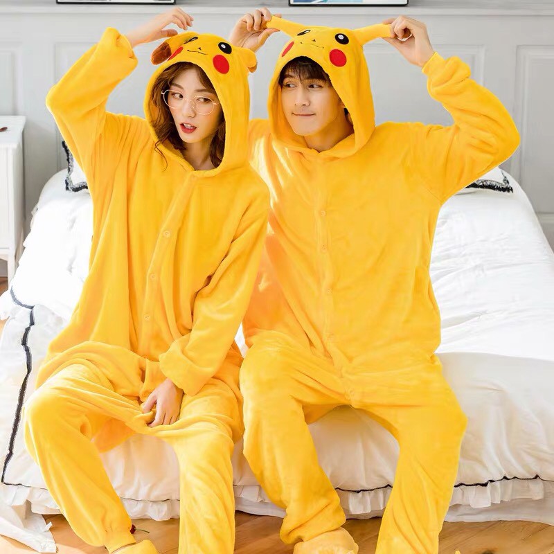 BAJU ONESIE POKEMON PIKACHU KOSTUM COSPLAY