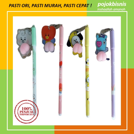 PEN KARAKTER UNIK / PULPEN IMUT / PULPEN LUCU TERMURAH! BOLPEN BOLPOIN IMUT ALAT TULIS SEKOLAH KARAKTER