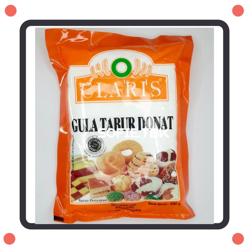 

Claris Gula Halus Donat/Gula Halus Dingin 250gram