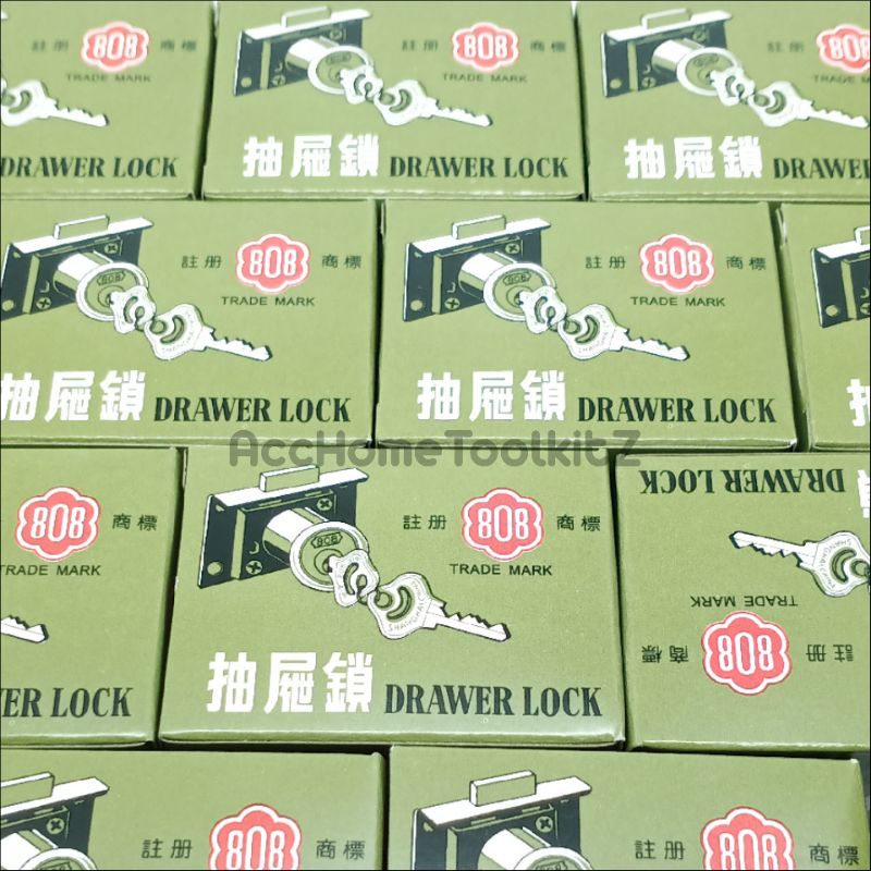 Kunci Laci Lemari ASLI Shanghai 808 Besar 22MM / Drawer Lock