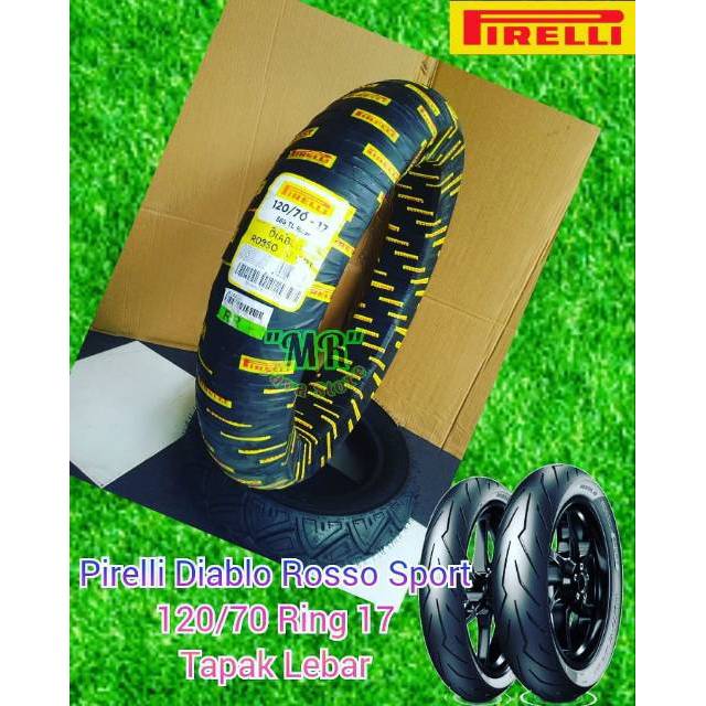 Ban Pirelli Diablo Rosso Sports 120/70 Ring 17 For NINJA R25 MT25 R15 CBR Supermoto MOGE