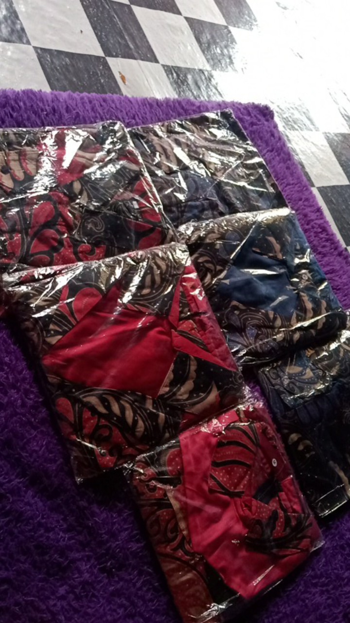 Maura Couple - Sania Ruffle Batik Couple Ori Ndoro Jowi Garansi Termurah Shopee - Batik Modern Solo