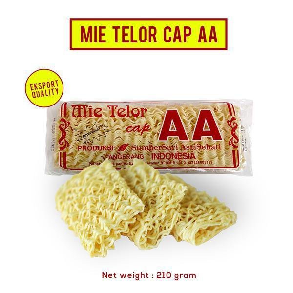 Mie telor cap AA makanan enak dan murah