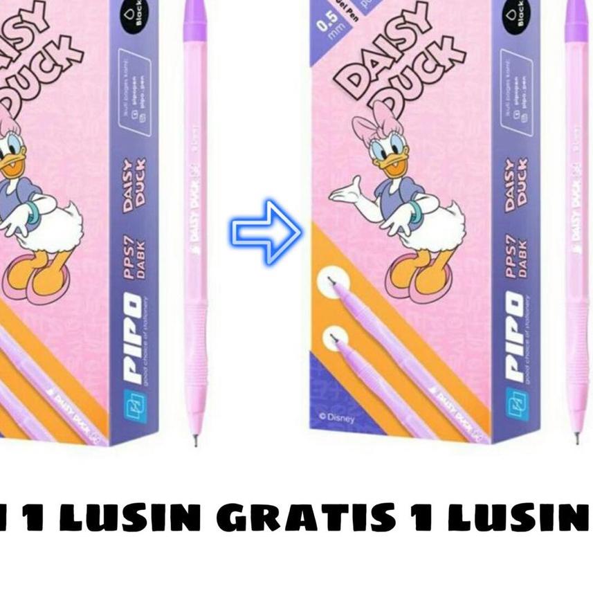 

Big Sale|SQ14|Pipo pulpen Semigel pps7 daisy gratis 1 lusin pps7 daisy tinta hitam