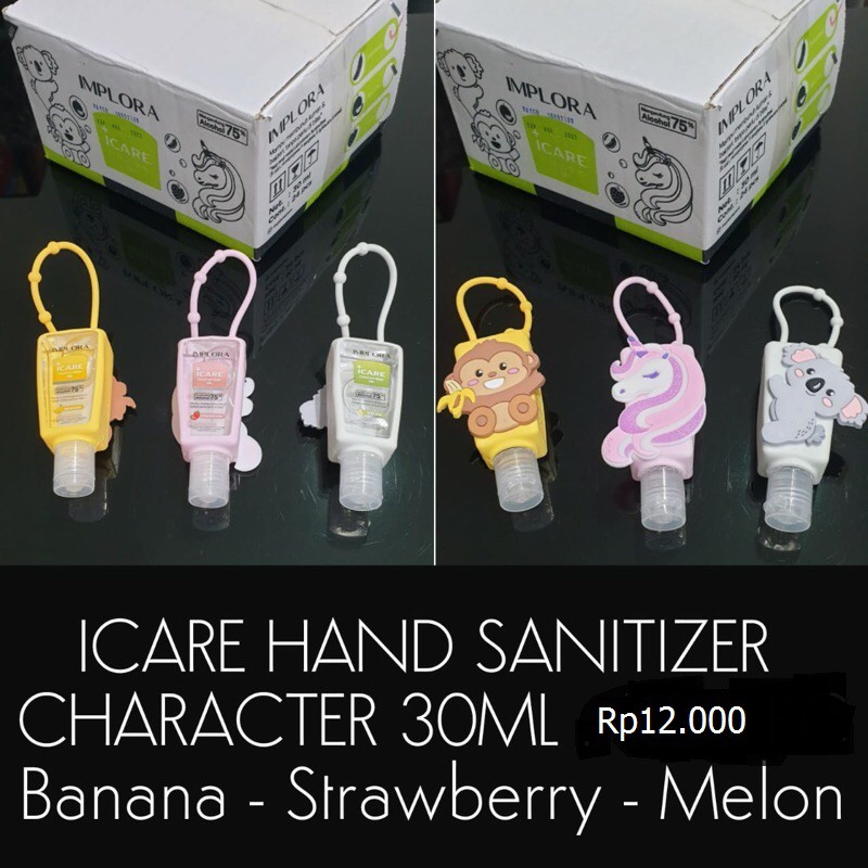 Implora Hand Sanitizer Gel Karakter implora iCare Hand Sanitizer Karakter