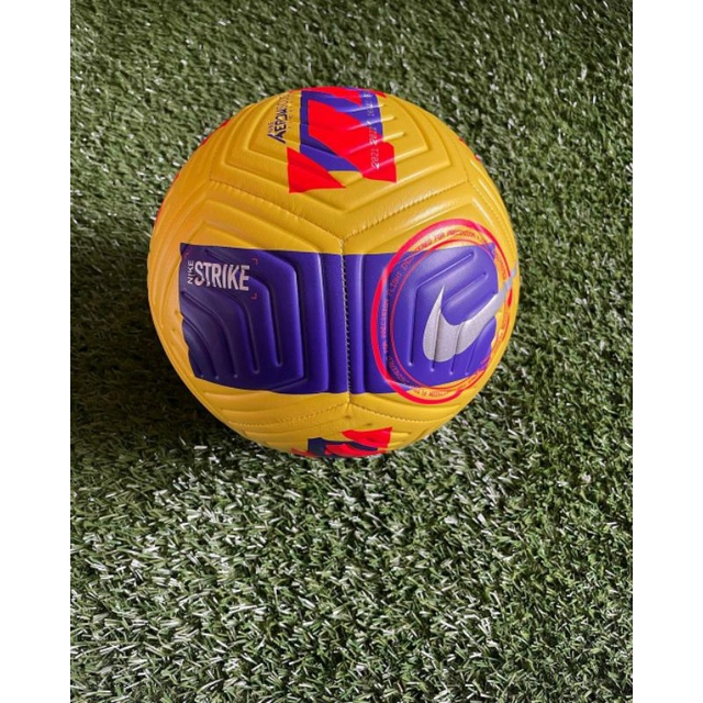 Bola Kaki [TERBARU] - Nike Football Strike Tech AEROWSCULPT Yellow/Purple - Original 1000% Resmi Sto