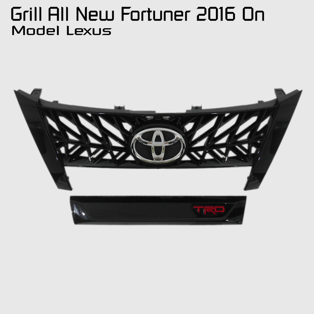 Jual Grill Depan Front Grille Model Lexus For Toyota All New Fortuner On Shopee Indonesia