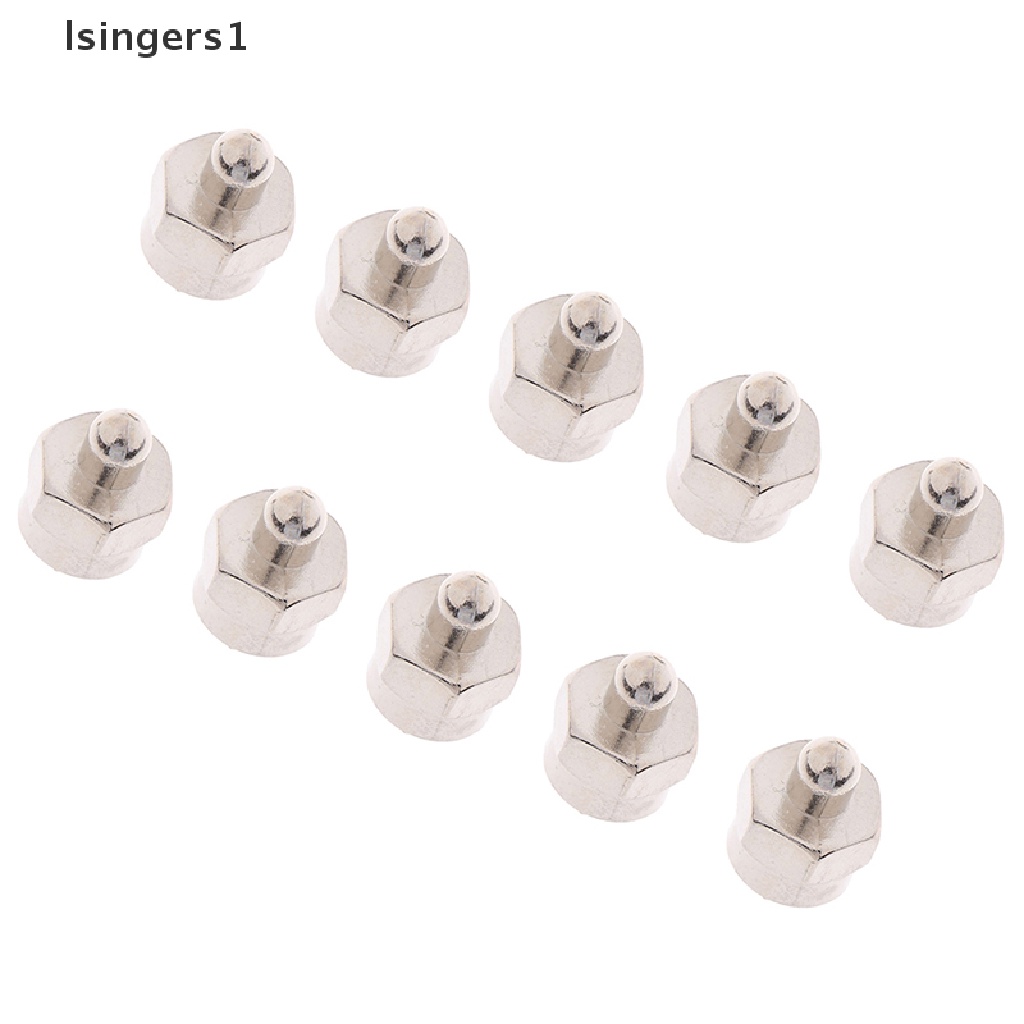 (lsingers1) 10pcs / Set Konektor Kabel Coaxial 75 Ohm Tipe F Male