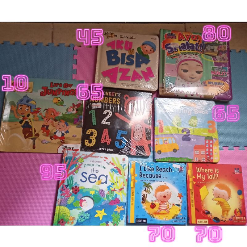 preloved and new board book/ bbw book/ buku anak