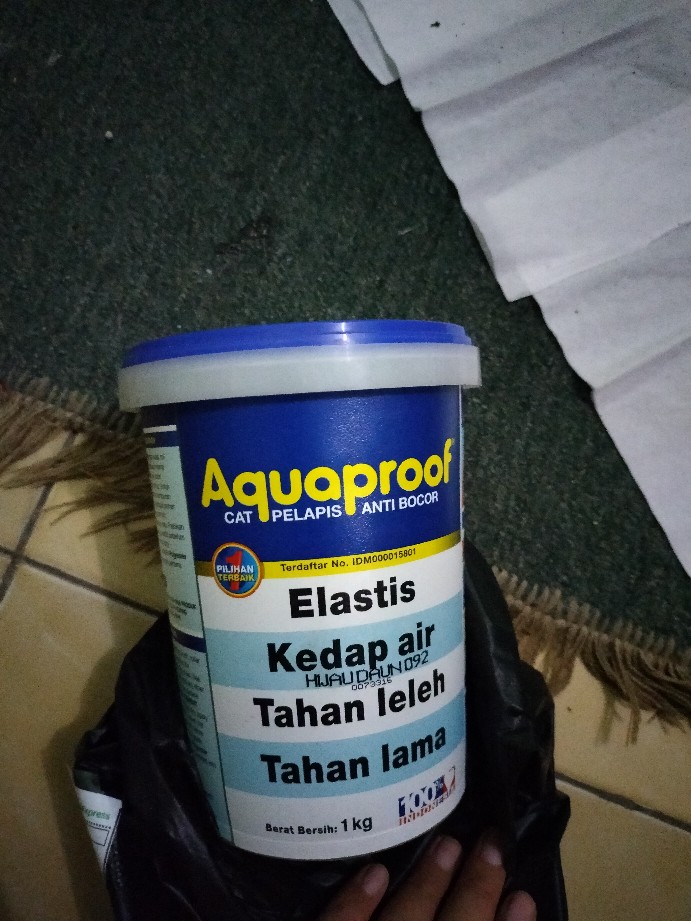 Aquaproof Waterproofing Cat Pelapis Anti Bocor 1 Kg