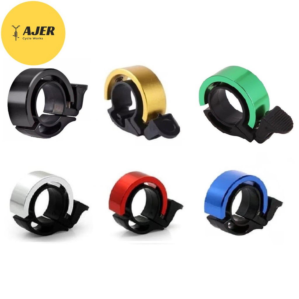 Bel Sepeda ring cincin invisible Klakson bulat minimalis Q bell bicycle