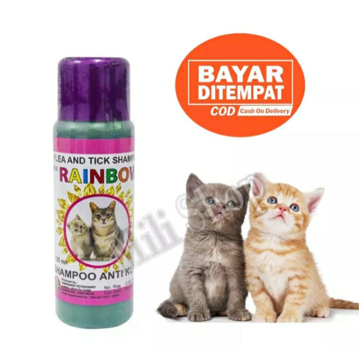 Jual Rainbow Cat Shampoo 125ml Shampoo Kutu Kucing Basmi Kutu Larva Telur Shopee Indonesia