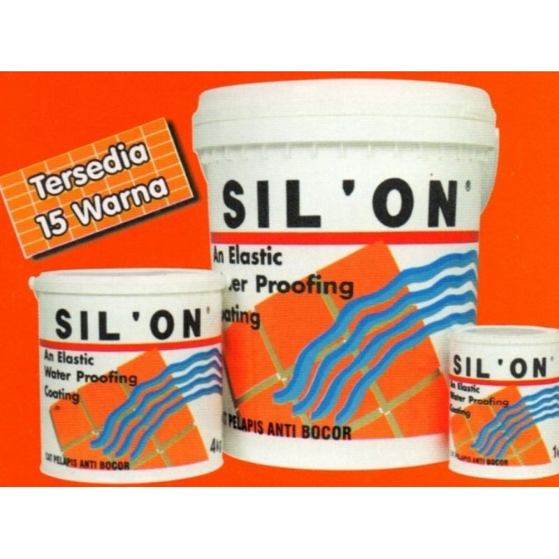 SIL'ON Cat Waterproofing Pelapis Anti Bocor 20kg (Terracotta)