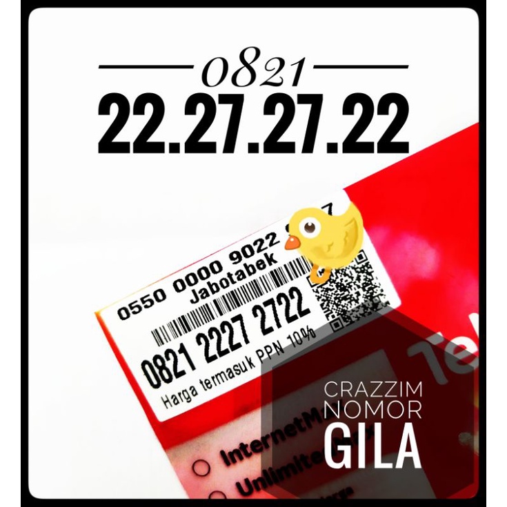 Nomor cantik Telkomsel Simpati 27. 22.  No Cantik Naik Super Hoki Couple Murah. Nocan