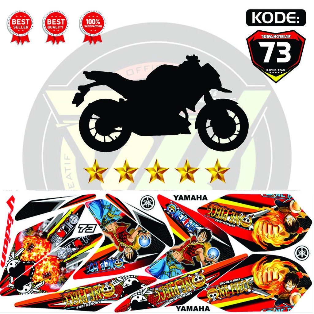 VIXION NEW 2013 LIGH (Vixion New 2013-2016 NVL) STRIPING VARIASI YAMAHA RK-I