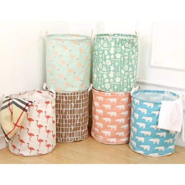 TM Laundry Basket Keranjang Baju Keranjang Mainan Keranjang Serbaguna