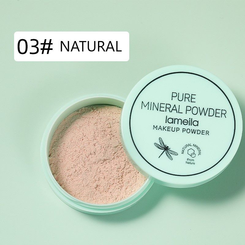 Medan Termurah Pure Mineral Powder Make up Powder lameila/ Bedak tabur kontrol minyak