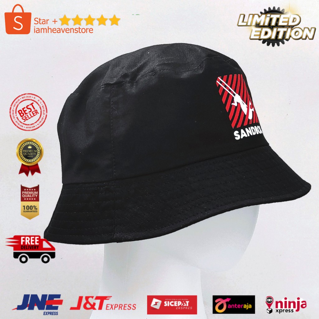 TOPI BUCKET HAT SANDBOX START-UP SERIES DRAKOR KOREA BUKETHAT STARTUP WARNA HITAM BUKET WANITA KOREA