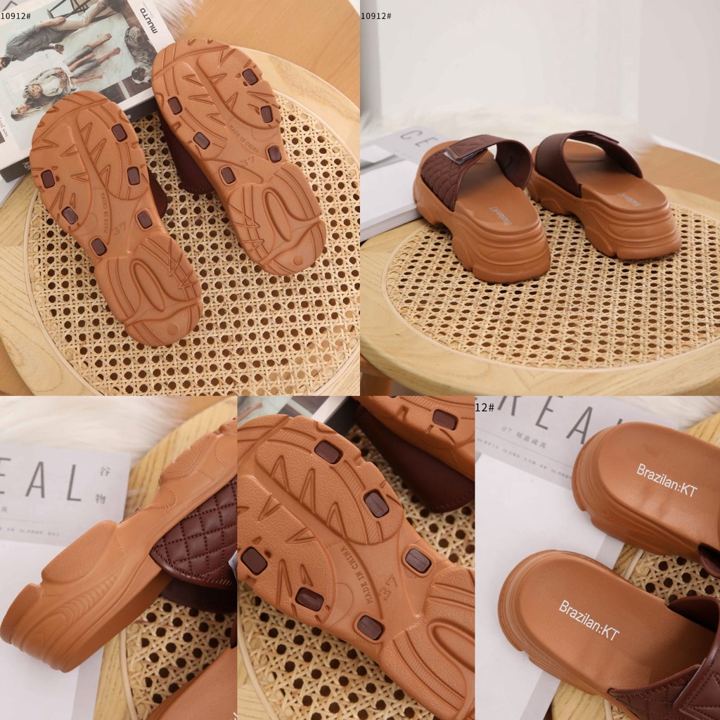 Slippers For Women With Rubber Sandal D10912