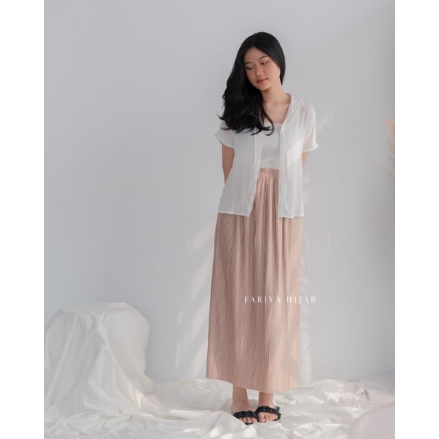 KYLA SKIRT ROK FORMAL SEMI SPAN PLISKET PLEATED-5