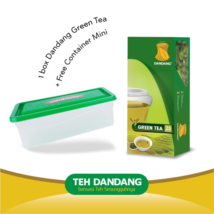 

Teh-Daun- Teh Dandang Green Teh Celup 25 Pcs -Daun-Teh 800 Teh-Makanan-Minuman