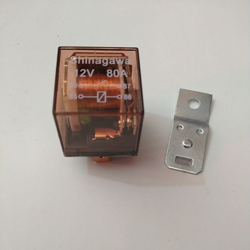 Relay 4 kaki 80a 12v