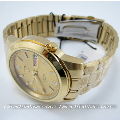 Seiko 5 SNKK20K1 Automatic Gold Coating - Jam Tangan Pria SNKK20