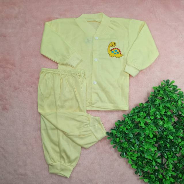 Ss#4003 Setelan Piyama Bayi ukuran New Born  0-6bulan / Piyama Kancing