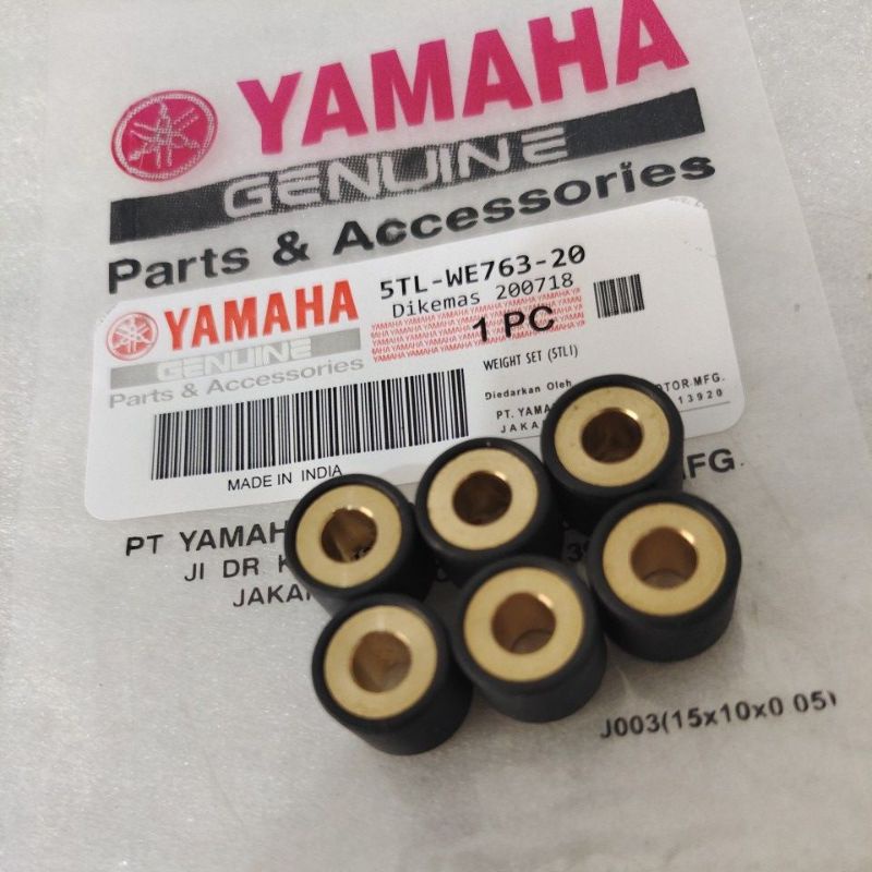 Roller roler Weight Set Only 9 gr gram Yamaha Mio karbu lama old - Mio smile - Mio sporty - Fino kar