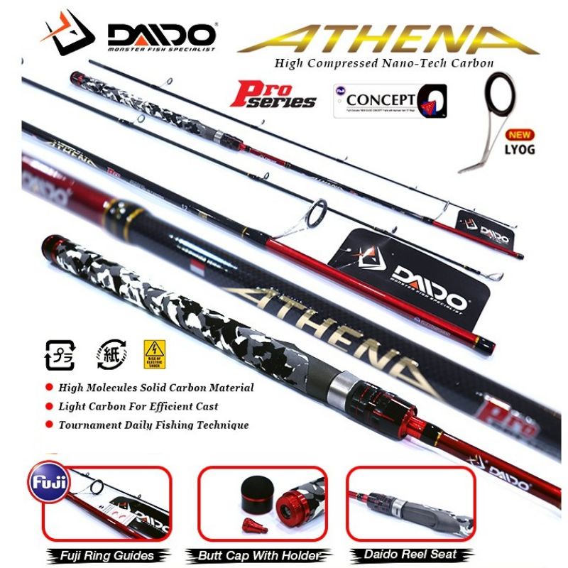 Joran Daido Athena Proseries 180cm 8-17lb dan 10-20lb