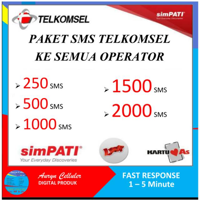 TELKOMSEL PAKET SMS ALL OPERATOR