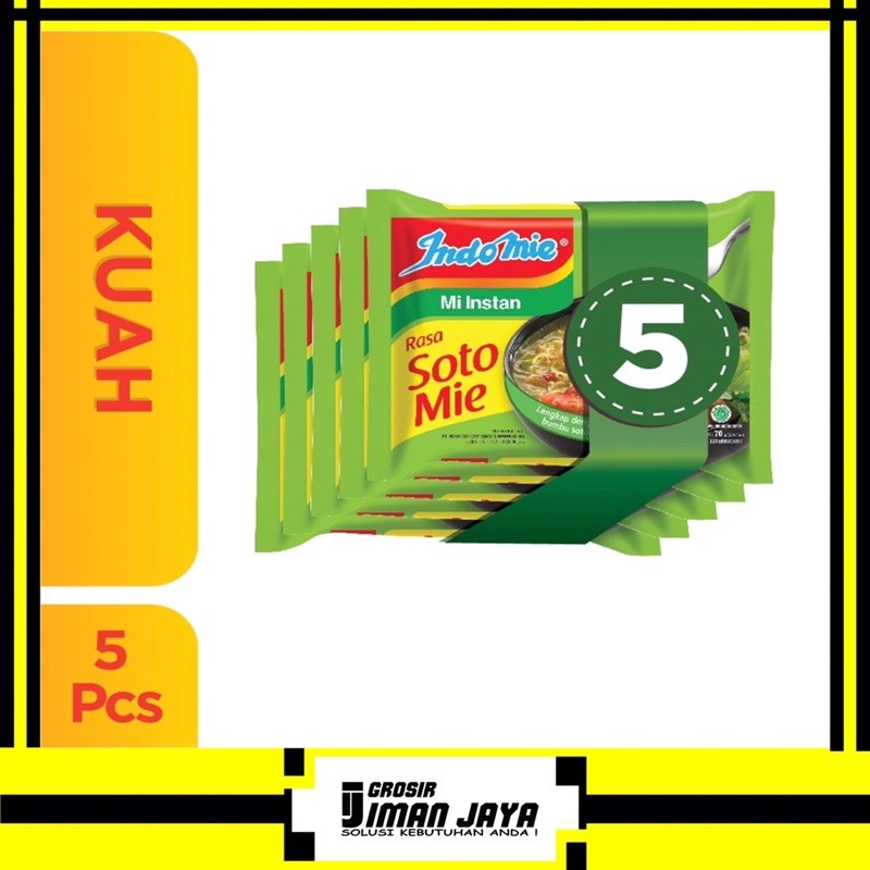 

Indomie Soto Mie (5 pcs)
