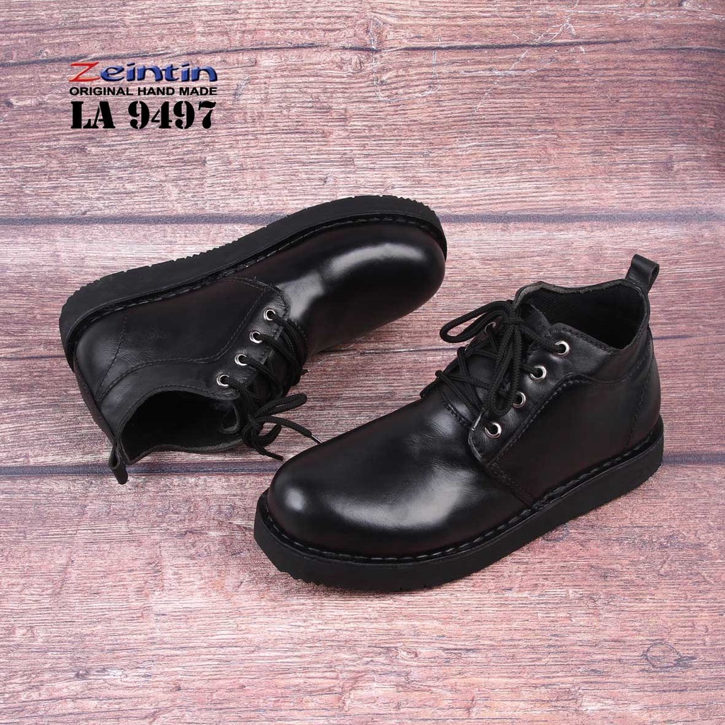 Zeintin - Sepatu Boots Pria Casual Kulit Asli Sepatu Kerja Sepatu Proyek Original Zeintin LA