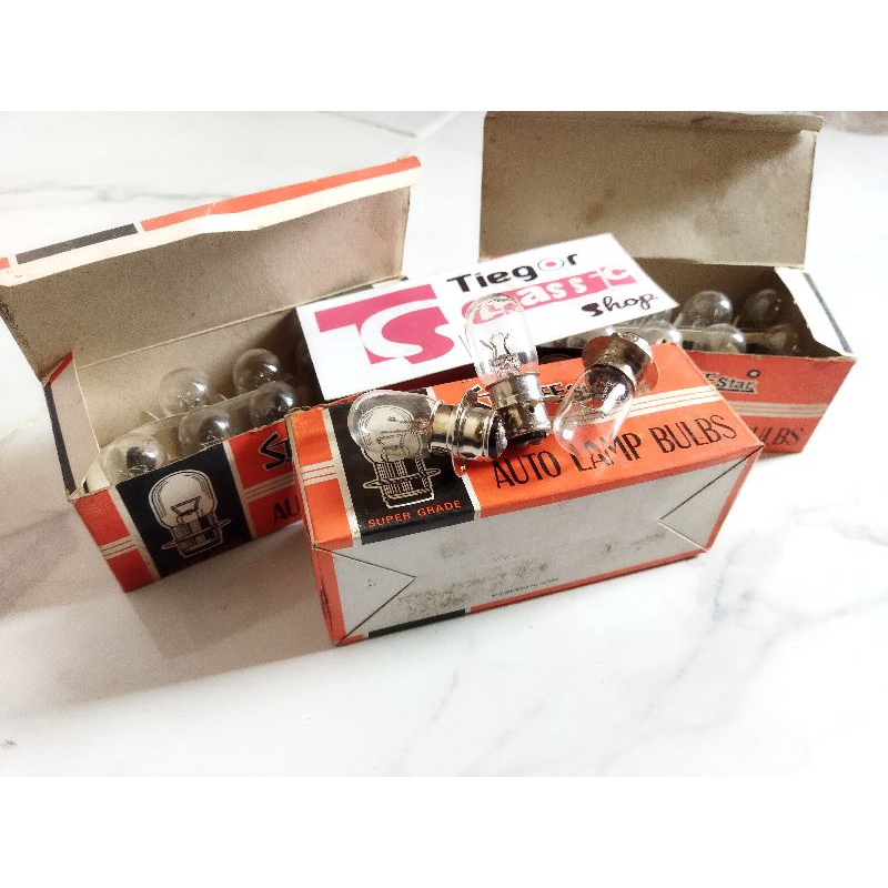 Bohlam Lampu Depan Yamaha V80 V75 V50 U5 U7 6V 6 Volt 15 25 35 Watt