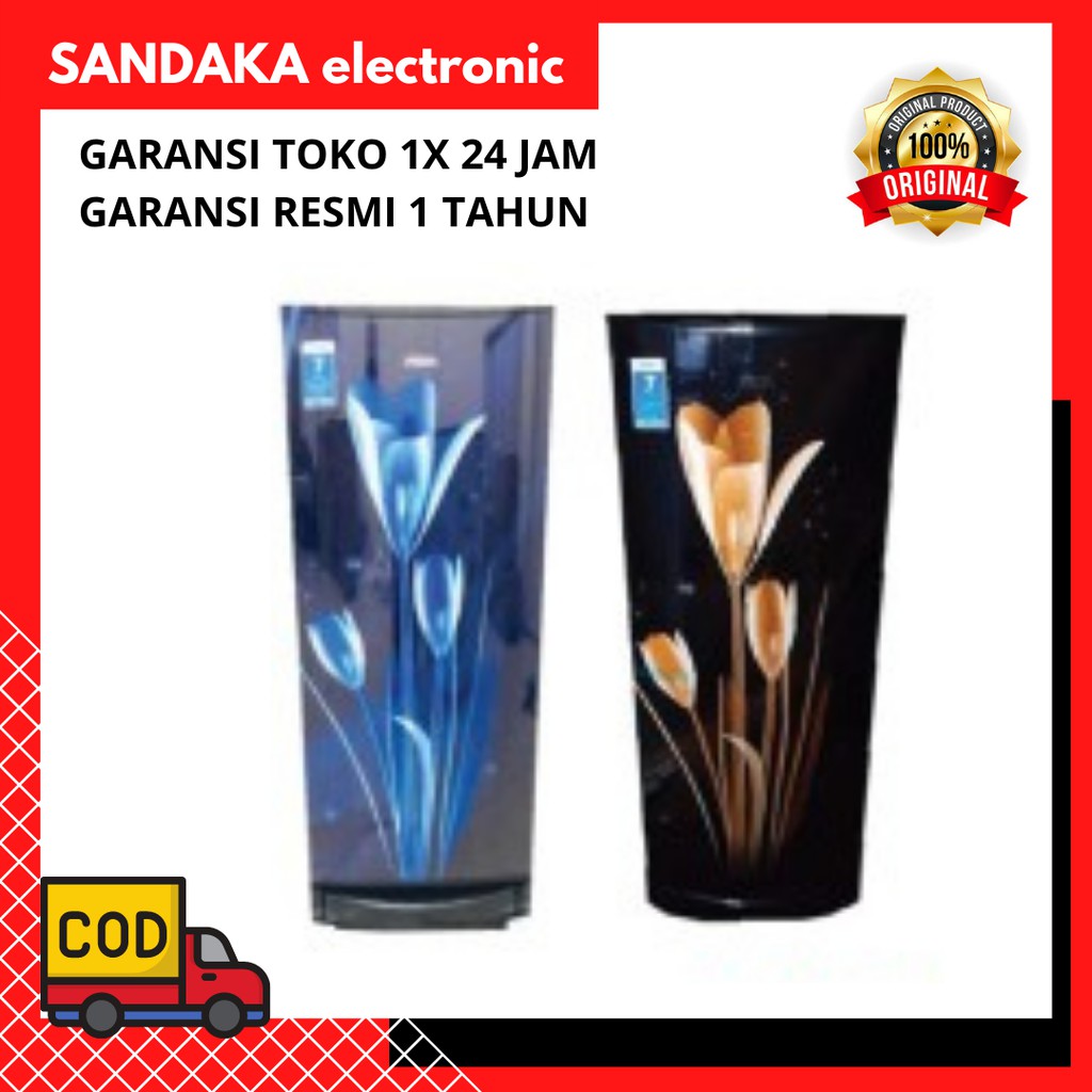 Kulkas Aqua 1 pintu D190 LK/ AQUA AQR D 190 LK (HITAM)